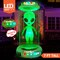 7 ft Tall -Alien Inflatable Halloween Decor Outdoor, with Animated LEDs,(Multicolor)